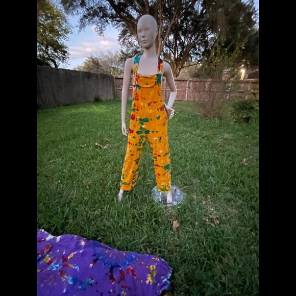Handmade Beautiful tie dye jumpsuit - Picture 2 of 12